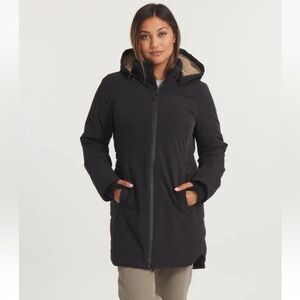 READ *BROKEN ZIPPER* Paka Abu Long Parka Women’s Black XL